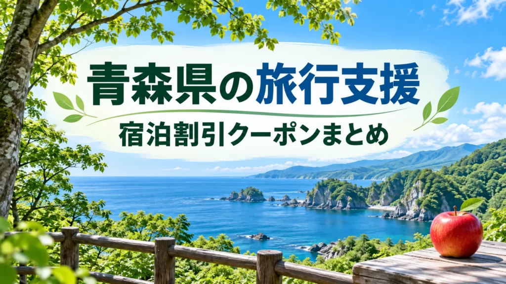青森県の旅行支援・宿泊割引クーポンまとめ