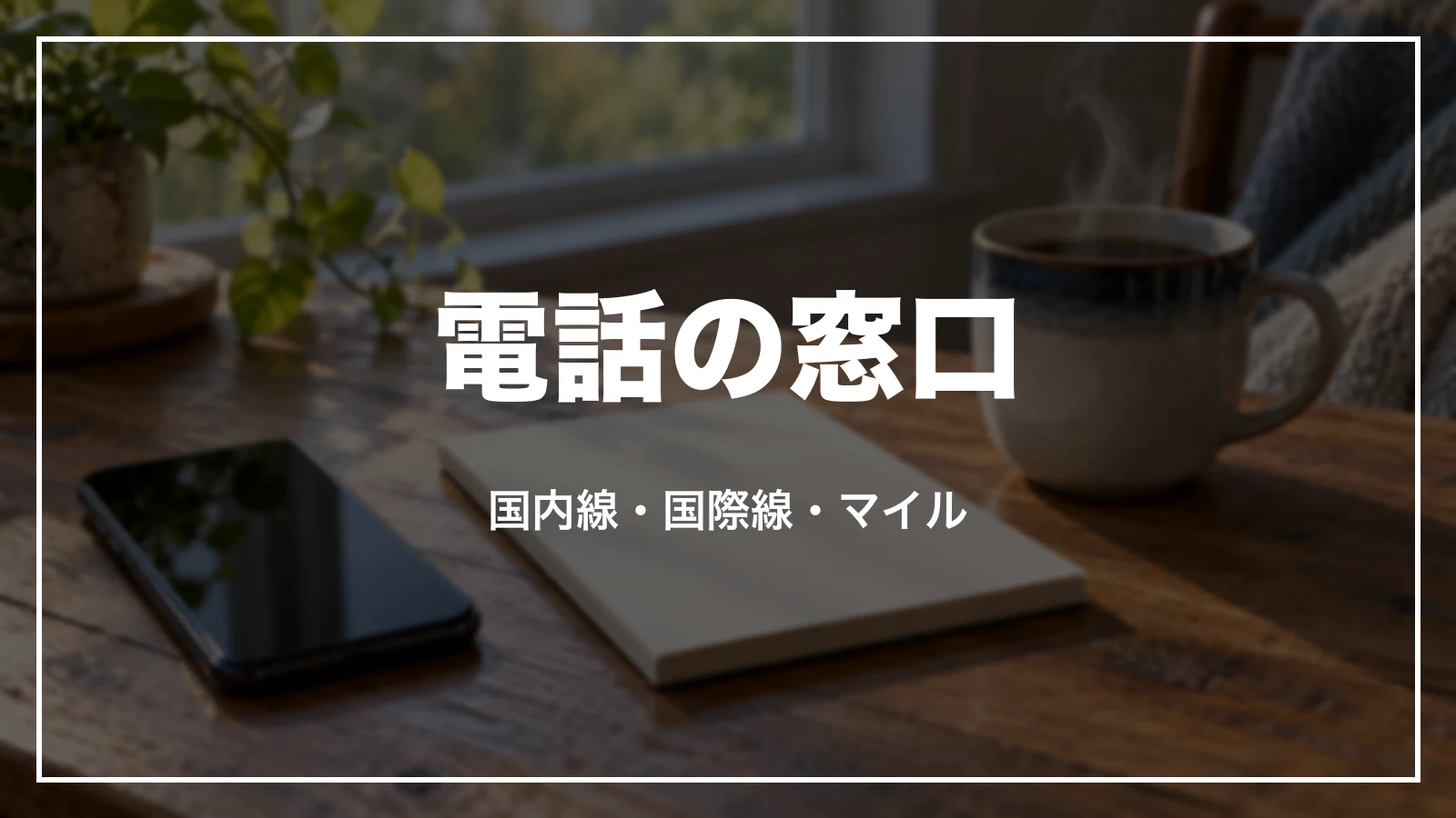 ANAの電話の窓口。国内線・国際線・マイレージ