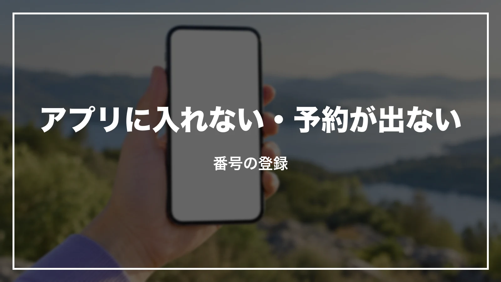 ANAアプリに入れない・予約が出ない時