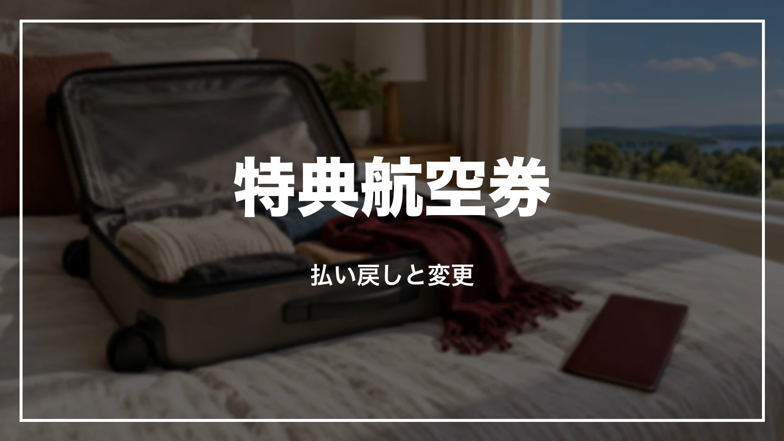 JALの特典航空券の払い戻しと変更