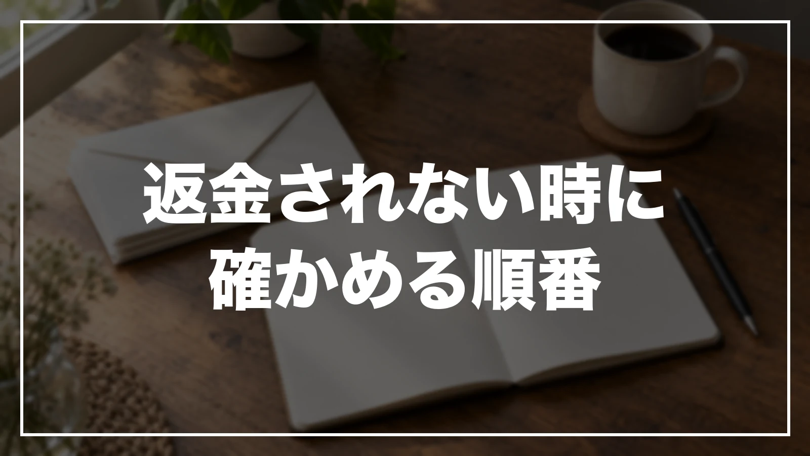 じゃらんで返金されない時に確かめる順番
