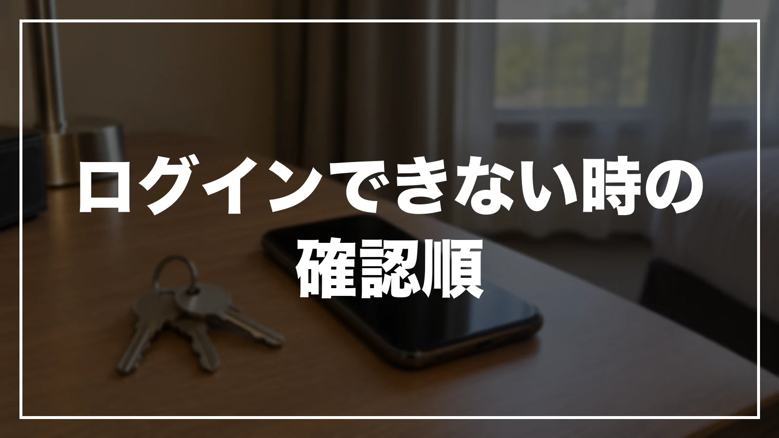 じゃらんにログインできない時の確認順