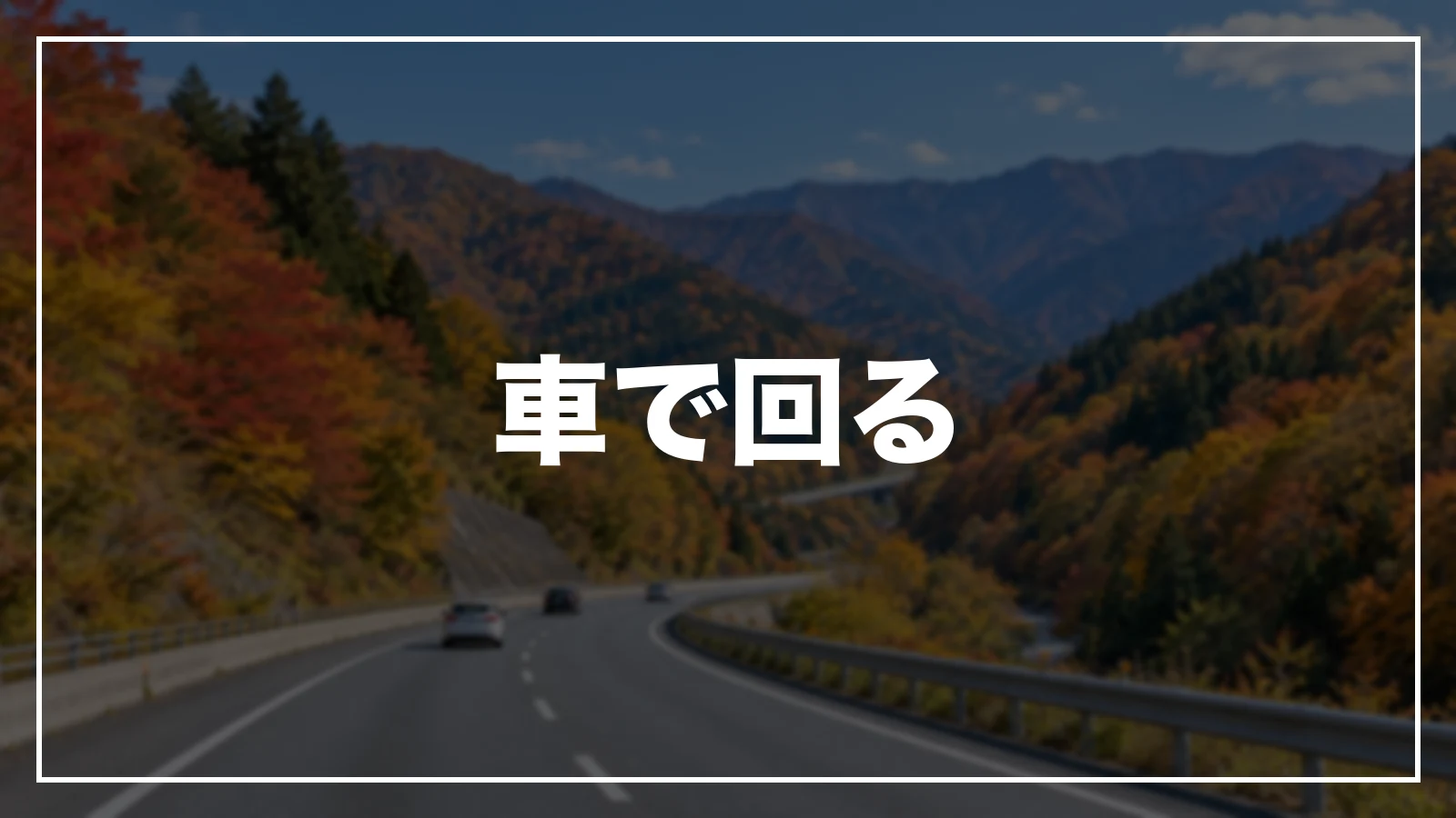 車で回る