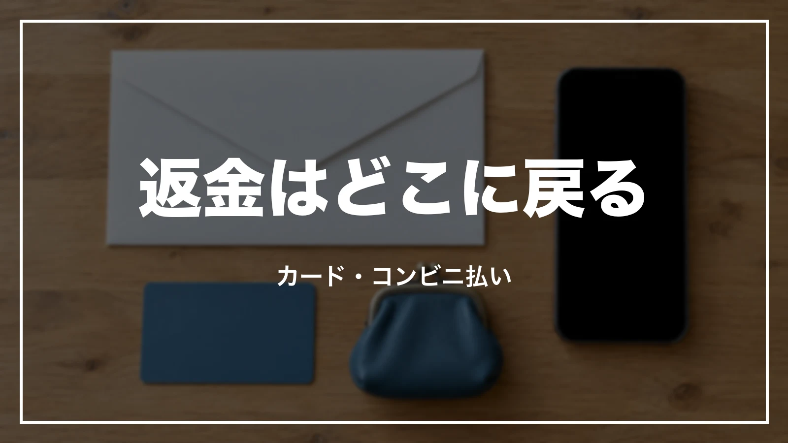 新幹線の払い戻しの返金先。カード・コンビニ払い