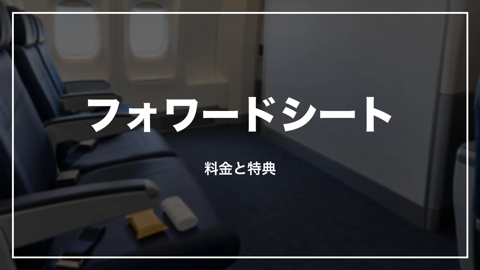スカイマークのフォワードシートの料金と特典