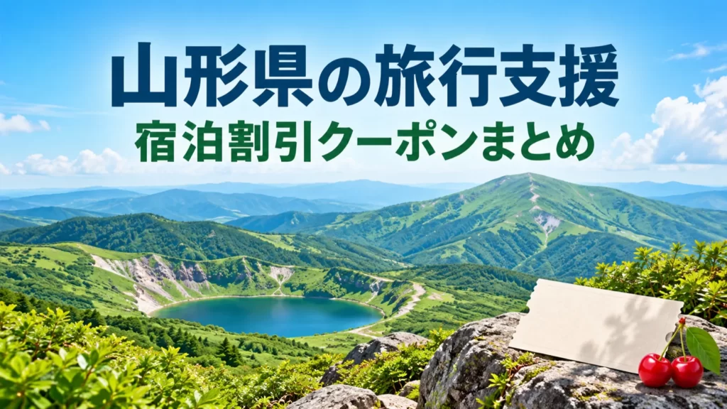 山形県の旅行支援・宿泊割引クーポンまとめ